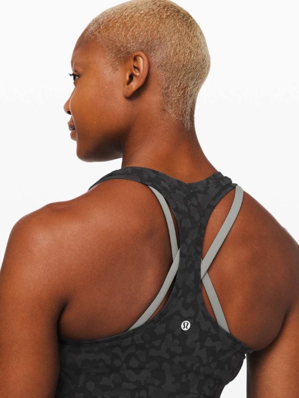 Lululemon Cool Racerback II Tank Top *Nulu Formation Camo Deep Coal Multi Sz 6